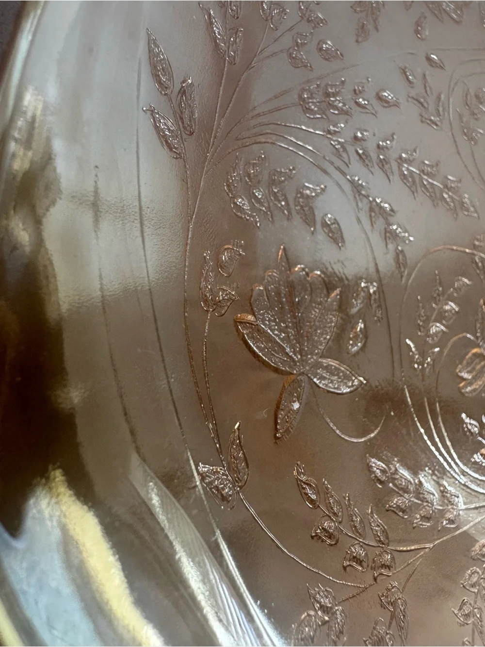 Vintage Carnival Jeanette Marigold Floragold Plate Set of 4